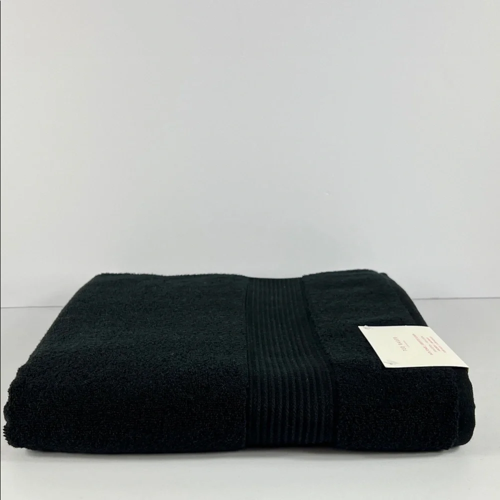 Ted Baker London Bath Towel Black Super Soft Plush Luxury 100% Cotton NEW